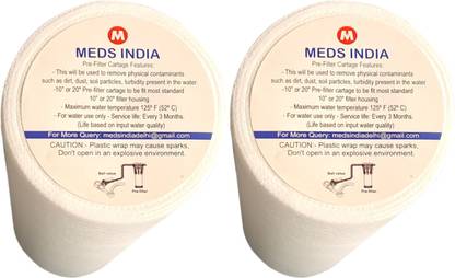 MEDS INDIA by MEDS INDIA MEDS 10X2.7 INCH Solid Filter Cartridge