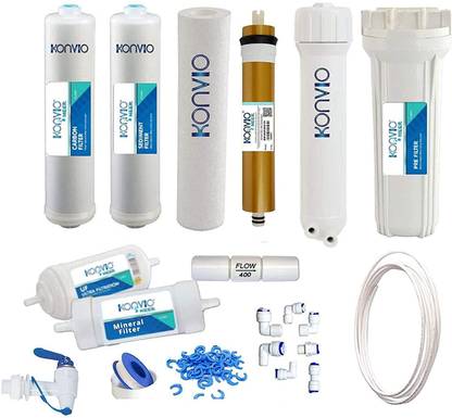 konvio neer Yearly Service Maintenance Kit for All Type Of RO (Kit with PF and Mineral) Solid Filter Cartridge