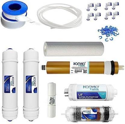 konvio neer 80 GPD MMB & Inline Filter Service Kit Suitable for All Type of RO (Alkaline) Solid Filter Cartridge