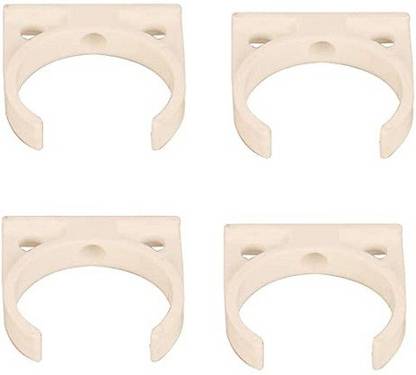 AQUA WATER Plastic Clamps for RO Water Purifier (White) - Set of 4 Solid Filter Cartridge
