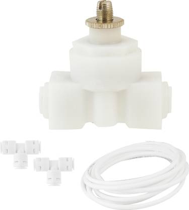 Filmax Manual TDS Adjuster for All RO UV UF Water Filter with 2 Tee Connectors (White) Solid Filter Cartridge
