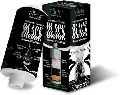 purifit Filter Cartridge to Remove Hard Water & Chlorine| for Showers & Taps Solid Filter Cartridge