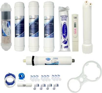 AMPEREUS Water Filter set with membrane work upto 1500 tds useful for all kind of Ro water purifier Air Purifier Filter
