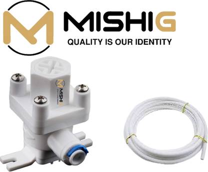 MISHIG RO Water Pressure Reducing Valve (PRV)1/4”Quick Fit for RO UV UF Water Purifier Solid Filter Cartridge