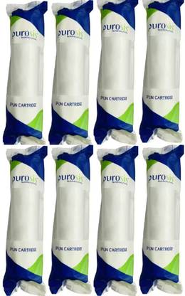 MG WATER SOLUTION PUROSIS 8 pcs 10'' PP Spun Filter Candle For All Types Of Ro Water Purifier Solid Filter Cartridge