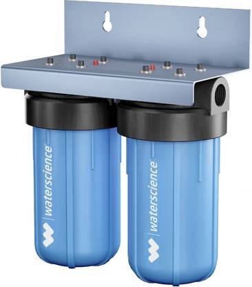 Water Science WaterScience RIO 2 Stage 10 inch Whole House Filter for 1 BHK with High Sediment Solid Filter Cartridge