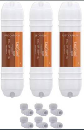 AP Enterprises Carbon Filters + 1 Sediment RO Inline Water Filter Set Solid Filter Cartridge