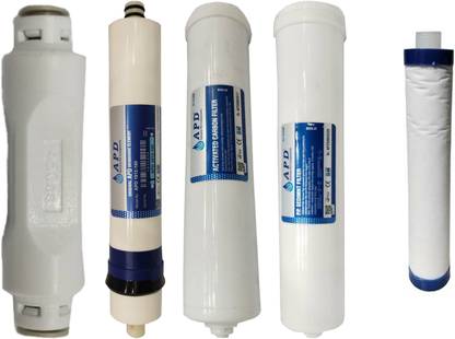 APD RO SERVICE KIT WITH 100 GPD MEMBRANE & FILTER KIT FOR WATER PURIFIER Solid Filter Cartridge