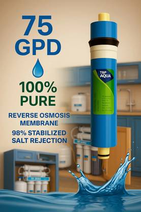 TSP AQUA 75GPD Membrane, Solutions RO Reverse Osmosis Compatible Replacement RO Solid Filter Cartridge