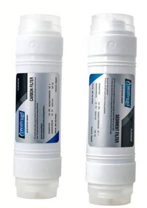 WILLFREAD Filter Set sedimate+ Carbon Filter Suitable for All Types Solid Filter Cartridge
