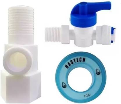 adelaura Plastic Inlet Valve/Connector with Coupling Solid Filter Cartridge