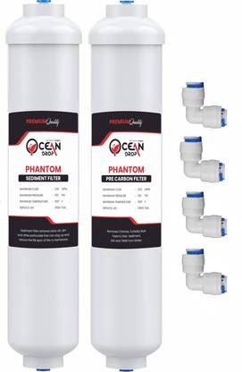 OceanDrop by Phantom Phantom Shediment & Pre Carbon inline Filter for Reverse Osmosis Filter Solid Filter Cartridge
