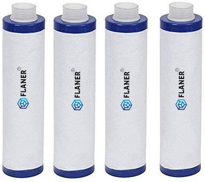 Flaner MLT Pre Filter Cartridge 9 inch Candle Filter RO Water Purifier Candle(4 PCS) Solid Filter Cartridge
