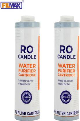 Filmax 9" Pre Thread Candle filter suitable for all RO Water Purifiers Set of 2 Solid Filter Cartridge