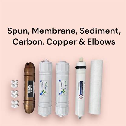 Aquafresh by AQUAFRESH RO SERVICE KIT ,MEMBRANE, SEDIMENT & CARBON for All Type of RO Water Purifiers Solid Filter Cartridge