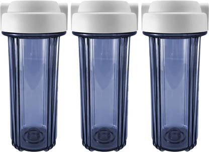 Vostok by OCEAN DROP Clear (Transparent) Double O Ring 10" Pre-Filter Housing for RO With accessories Solid Filter Cartridge