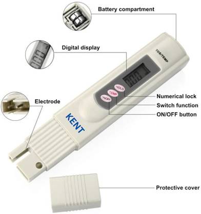 KENT TDS Meter For Water Quality Testing Digital TDS Meter Solid Filter Cartridge