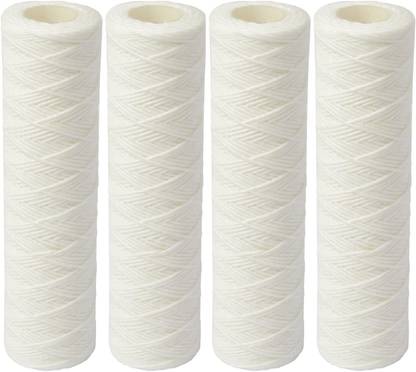 Shakambhri Thread Filter 10" for Spun Pre Filter Housing, Wound Filter for Service, 4 Pcs Solid Filter Cartridge