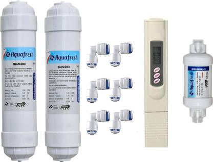 A.D. Aquafresh 80 GPD Ro Membrane Pre Carbon And Sediment Filter With Uf Solid Filter Cartridge