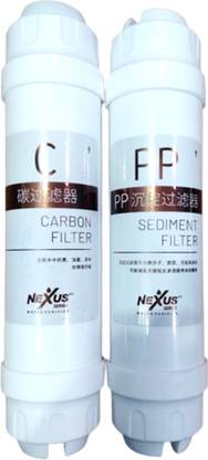 AuraWater Nexus RO Filter Set – Sediment + Pre-Carbon Cartridge For RO Water Purifier_N1 Solid Filter Cartridge