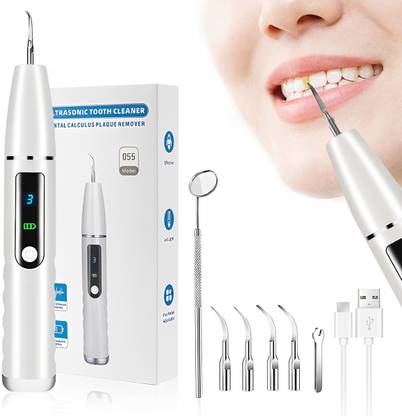 HASTHIP Professional Electric Tartar Remover with LED, Teeth Stain Remover Water Flosser