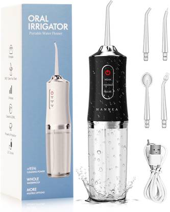 HANNEA Cordless Dental Flosser for Teeth, 3 Modes Dental Oral Irrigator, Portable Water Flosser