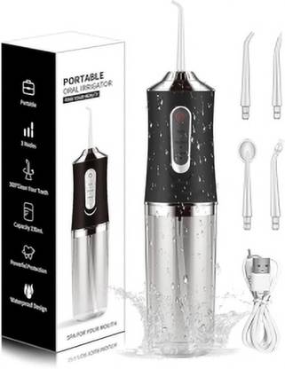 Queue Cordless Electric Water Flosser for Teeth - Rechargeable Water Jet Flosser Water Flosser
