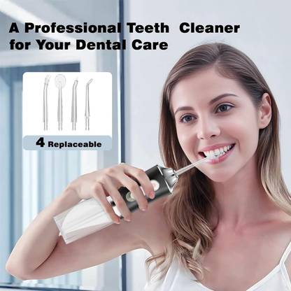 Quds Portable Rechargeable Oral Irrigator for Deep Cleaning Water Flosser