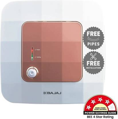 BAJAJ Maestro 10L 10 L Storage Water Geyser | 5 Star BEE Energy Rating | Glassline Tanked | with Free Pipes and Installation