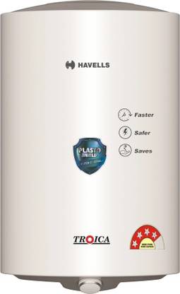 HAVELLS Troica 25 L Storage Water Geyser with Flexi Pipe