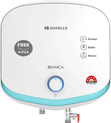 HAVELLS Bianca 15 L Storage Water Geyser with Flexi Pipe