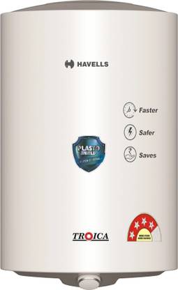 HAVELLS Troica 15 L Storage Water Geyser with Flexi Pipe