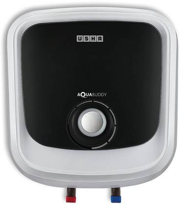 USHA SWH AQUABUDDY 15L WHITE BLACK 15 L Storage Water Geyser