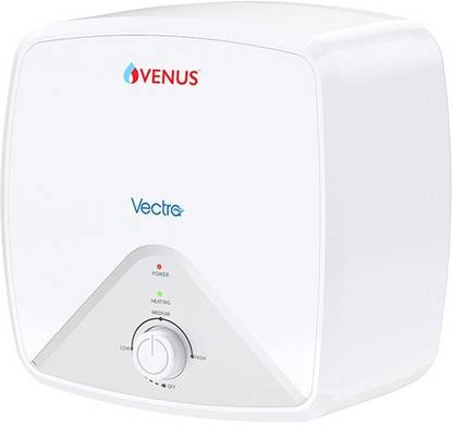 Venus Voleno 25 Ltr Water Heater With Free SS Braided Flexi Installation Pipe 25 L Storage Water Geyser
