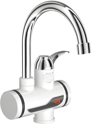 Drumstone 1 L Instant Water Geyser (Energy-Efficient Electric Water Heater Faucet – Instant Hot, White)