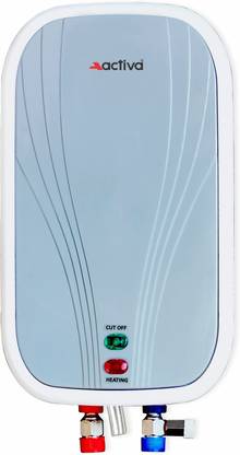 ACTIVA 3 L Instant Water Geyser (Volcano 3 KVA Special Anti Rust Coated With 3 years warranty, White)