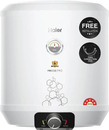 Haier ES25V-PRECIS PRO/ES25V-PV1(PRE-PRO) 25 L Storage Water Geyser | with Free Pipes and Free Installation