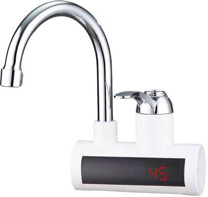 APN Instant Heating Geyser Tap With Temperature Display - Wall Mounted 1 L Instant Water Geyser