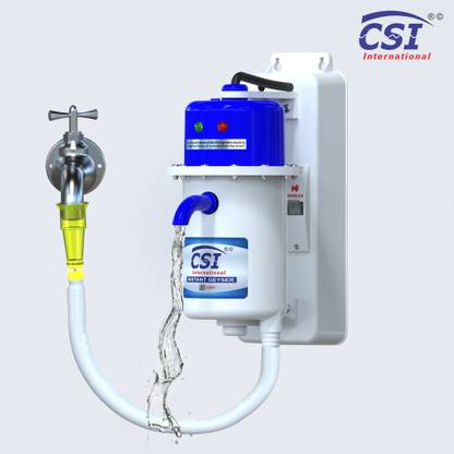 CSI INTERNATIONAL 1L INSTANT WATER PORTABLE HEATER GEYSER SHOCK PROOF PLASTIC BODY WITH INSTALLATION KIT 1 YEAR WARRANTY 1 L Instant Water Geyser