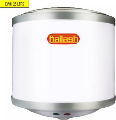 Kailash WATER HEATER EWH 15 LTRS OUTER PLASTIC BODY INNER TANK GLASSLINE 25 L Storage Water Geyser