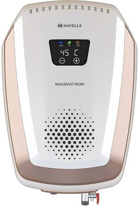 HAVELLS 25 L Storage Water Geyser with Flexi Pipe (Magnatron, White, Gold)