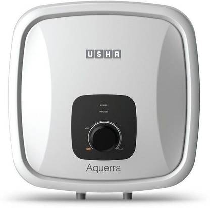 USHA AQUERRA 25L 25 L Storage Water Geyser | 5 Star BEE Energy Rating | Glassline Coated Tank