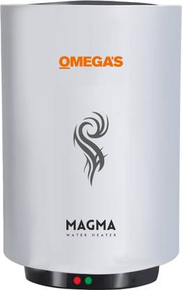 OMEGA'S Magma 10L with Rust proof body and Thermal Cut Out, 4 star 10 L Storage Water Geyser