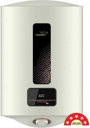 V-Guard Victo Plus DG 25 Litre, 5 Star 25 L Storage Water Geyser with Flexi Pipes