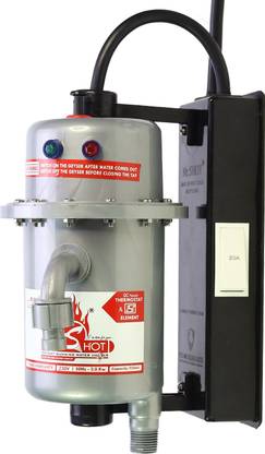 Mr.SHOT 1 L Instant Water Geyser (PRIME METALLIC GREY, Metallic Grey)