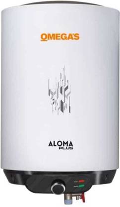 OMEGA'S 10 L Storage Water Geyser (Aloma Plus , Glassline Coating , 5-Star, White)