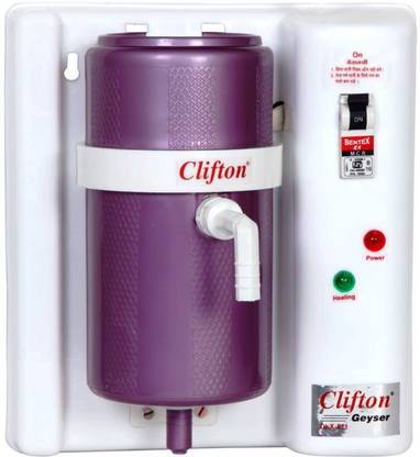 Clifton 1 L Instant Water Geyser (DLX M913- 2 YEARS REPLACEMENT GUARANTEE MCB GEYSER, Blue, WHITE AND MAGENTA)