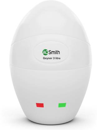 AO Smith EWS 3 3 L Instant Water Geyser | 3kW | Designed for high rise buildings with 8 bar pressure rating | Longer life in hard water conditions with Blue Diamond glass lined tank | Made for Kitchen and Bathroom