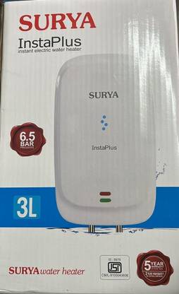SURYA ROSHNI LIMITED Insta plus 3 L Instant Water Geyser