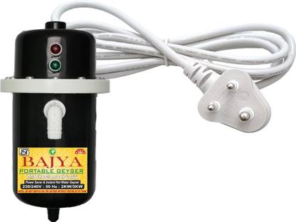 Bajya 1 L Instant Water Geyser (Instant portable water heater geyser for use home, Grey)